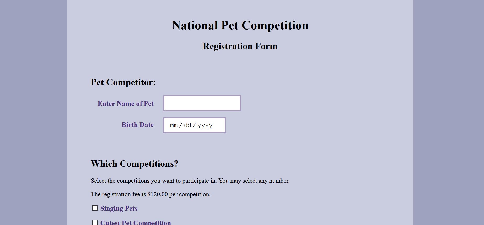 Handling Form Events